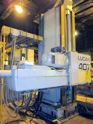 Used LUCAS 40T Horizontal Table Type Boring Mills Pennsylvania US | Hadanich Machine #1439213