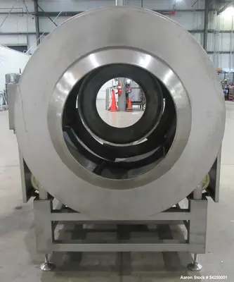 Used Shanghai Junyu JYC-500 Coating Drum for Sale – Stainless Steel, 1.5 HP Moto