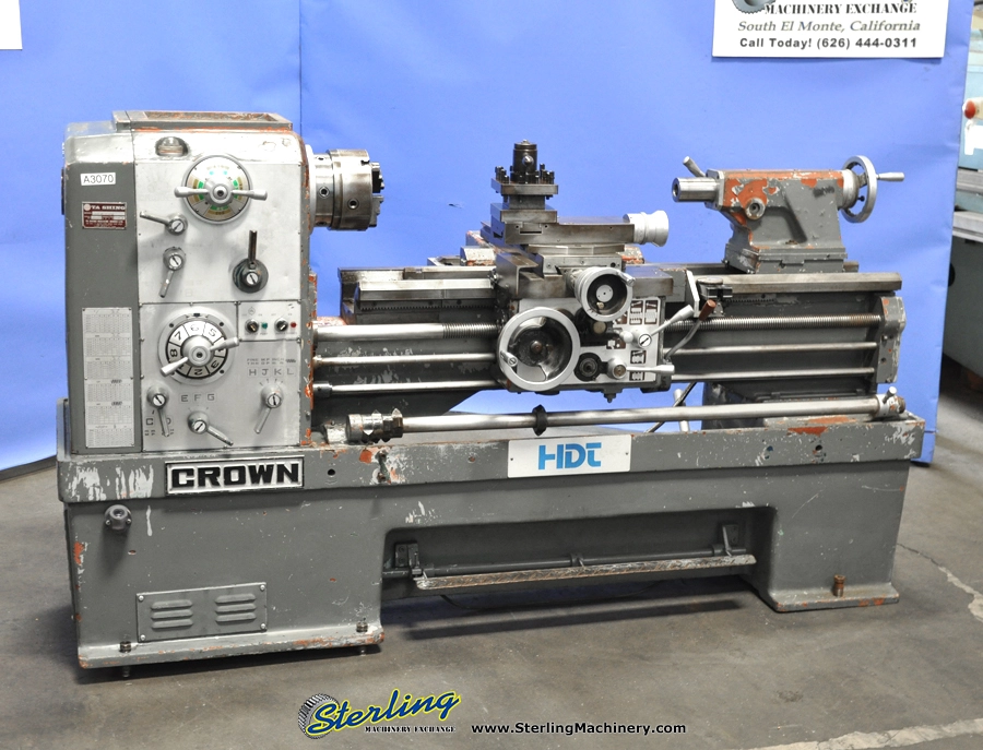 Used CROWN 2/1000 Engine Lathes California US | Sterling Machinery Exchange #1466856