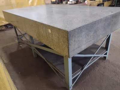 8' X 4' X 10" CHALLENGE PRECISION LAYOUT INSPECTION GRANITE TABLE: STOCK #23813
