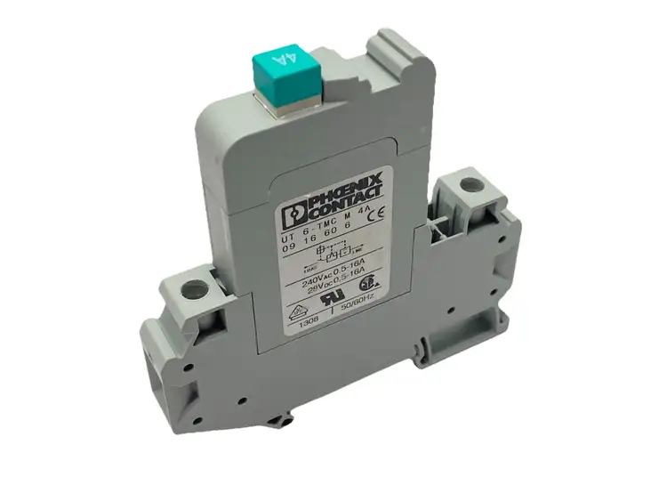 Used PHOENIX CONTACT CIRCUIT BREAKER 1-POLE 4A 240VAC 28VDC Circuit Breakers | Maverick Industrial Sales #1103072