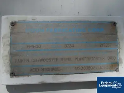 USED Moon Fabricating Corp 6,500 Gal Moon Fabricating Corp Tank, C/S