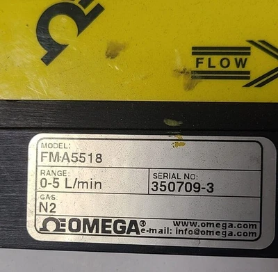 Omega FMA5518A FMA5400 5500 Mass Flow Meter Controller