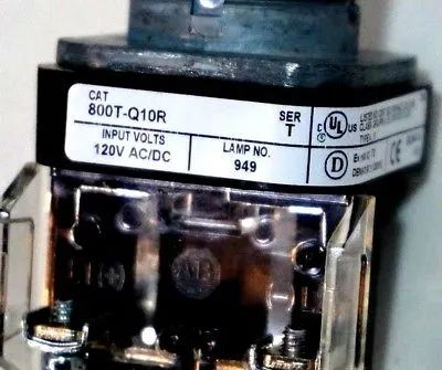 NEW ALLEN BRADLEY 800T-Q10R PILOT LIGHT 800TQ10R