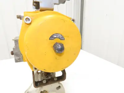 Tufline 0367 1" Flanged 300 Stainless Plug Valve Pneumatic Actuator & Positioner