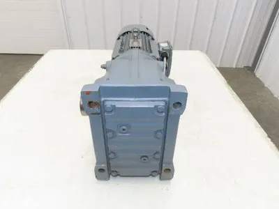 Sew Eurodrive KH77B DRN100L4/BE5 Brake Gear Motor 64.75:1 27rpm 3Kw 220/380V 3PH