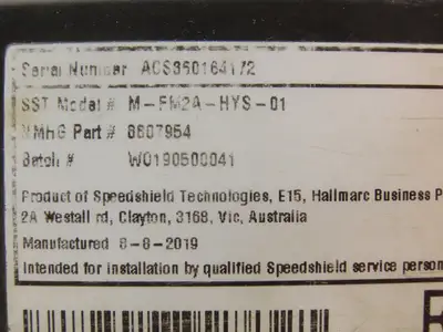 Speedshield M-FM2A-HYS-01 Tracker Display Module 8807954 Off Hyster E80XN