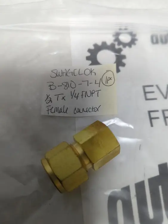 New | in-Stock SWAGELOK B-810-7-4 Valves/Fittings Ohio US | Surplus Asset Holdings #1245351