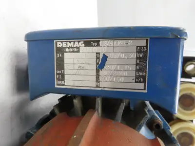 Demag RF180 KBK Bridge Crane Motorized Travel Drive 460V 3PH 13/6KF8-2