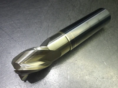 GWS 1" 3 Flute Carbide CR Endmill 1" Shank .12" R 35010020N34120C5 (LOC2589)