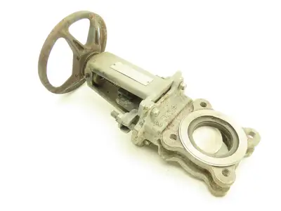 DeZurik 9258994 3" Knife Gate Valve 316 SS Rising Stem Fig. KGS Riser SS