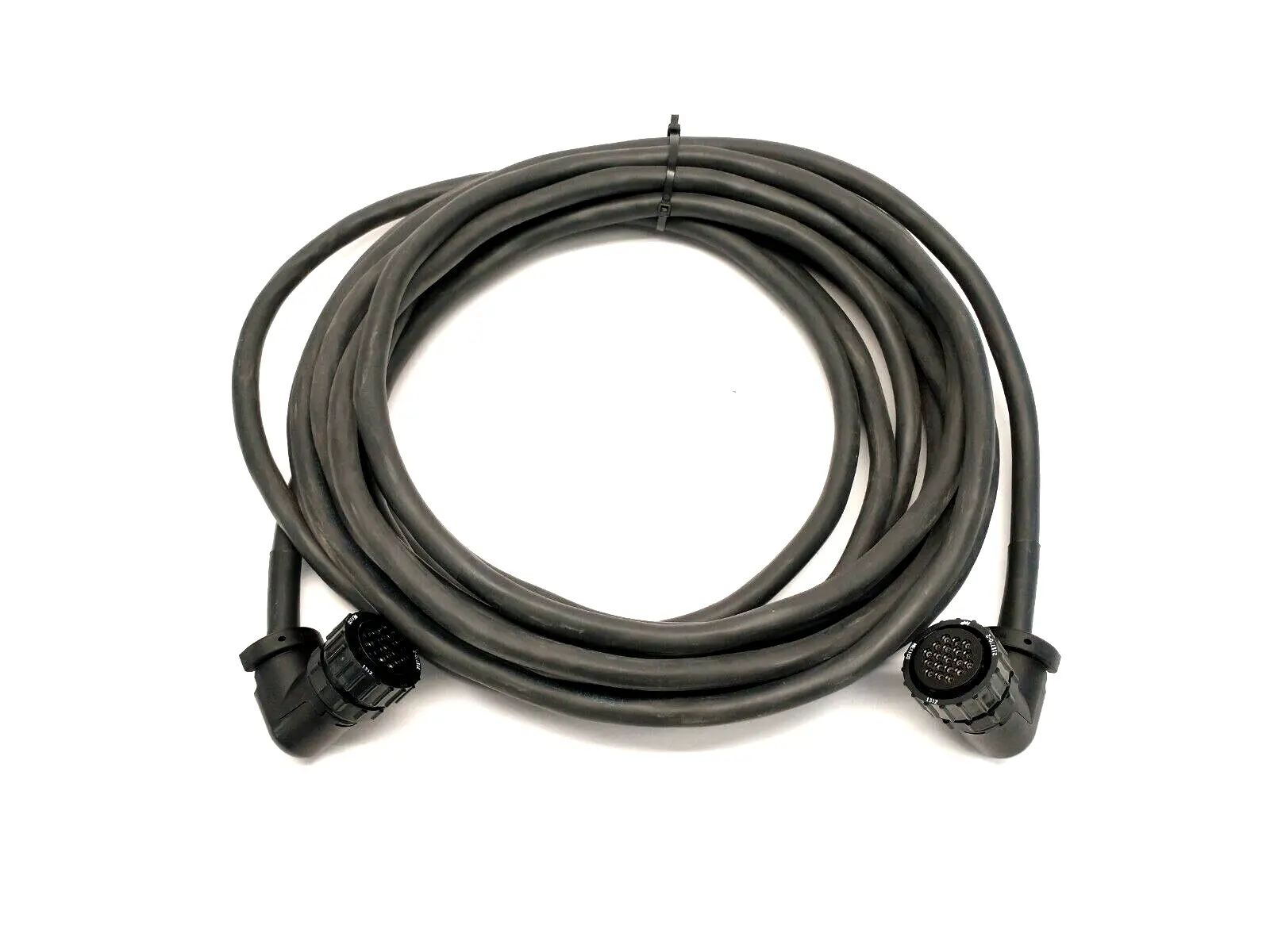 Double Ended Control Cable/Cordset, AMP 211770-2 Female To Female 19 Pin, 30FT - Used