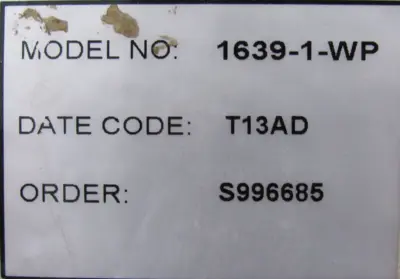 NEW DWYER 1639-1-WP PRESSURE SWITCH 16391WP