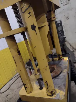 CAT CRIMPUTER HOSE CRIMPING & COUPLING PRESS , WITH TOOLING DIES & ENERPAC HYDRUALIC UNIT: YOBRO #24865