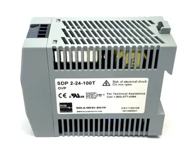Used SOLA SDP 2-24-100T,SDP2-24-100T DIN Rail Power Supplies Michigan US | Maverick Industrial Sales #1391956