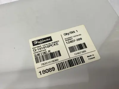 New | in-Stock Hoffman QLine E Enclosure, Polycarbonate 7" x 7" x 4" Electrical Boxes Michigan US | Maverick Industrial Sales #1392049