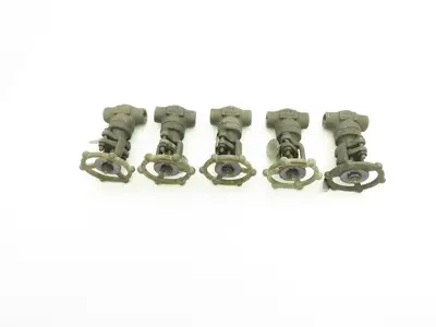 Bonney Forge Gate Valve 1/2" Socket Weld & 1/2" NPT Class 800 Lot of 5