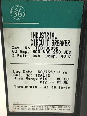 USED GE TED136050
