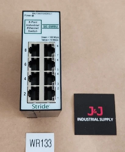 Used AutomationDirect SE-SW8U PLC Ethernet Equipment Indiana US | J&J Industrial Supply #520945