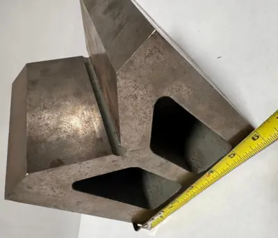 V-Block 6” x 6” x 6” Heavy Duty Machinist Tool Mill Milling Machine