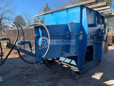 USED VECOPLAN RG78-200 SINGLE SHAFT SHREDDER