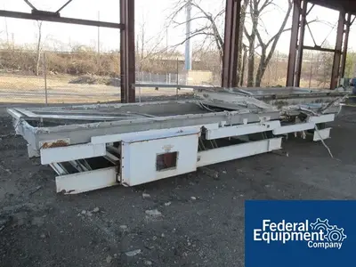USED Carrier 65" X 298" CARRIER POSI-FLOW VIBRATING CONVEYOR, S/S