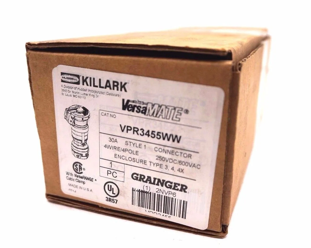 NEW KILLARK VPR3455 CONNECTOR VPR3455WW