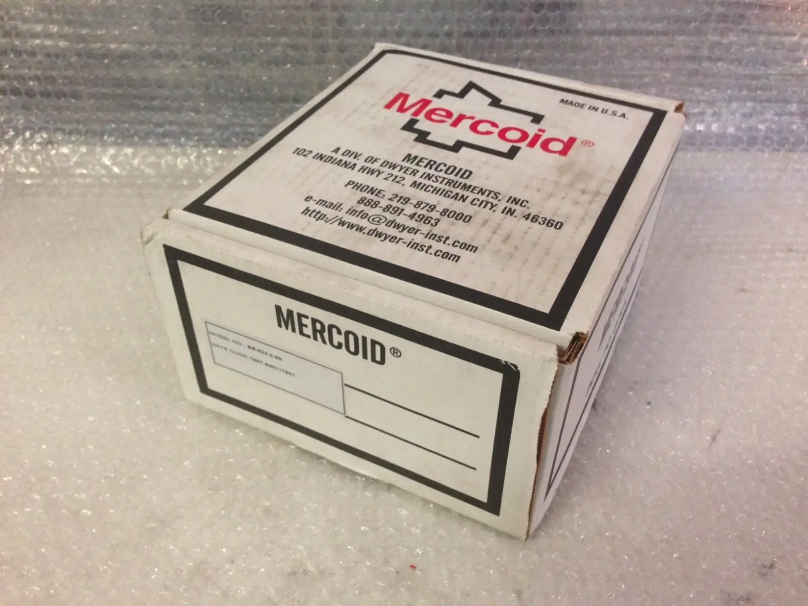New | in-Stock DWYER BB-523 SERIES , BULLITEN IN-89 Pressure Switches | Maverick Industrial Sales #1106967
