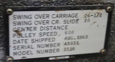 1967 LODGE & SHIPLEY 2516 Geared Head Lathe | Machine Tool Emporium (20)