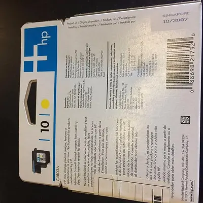 HP 10 INK COLOR YELLOW 28 ML LOT OF 5