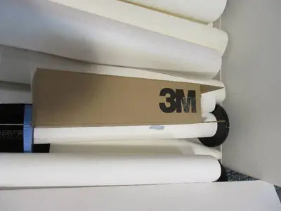 HP DESIGN JET LARGE FORMAT PRINTER WITH PAPER AND INK