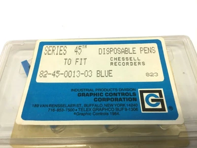 New | in-Stock GRAPHIC CONTROLS BLUE DISPOSABLE PEN SERIES 45 Misc Industrial Equipment | Maverick Industrial Sales #1109796
