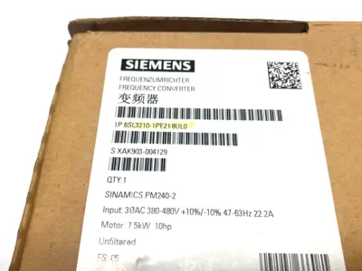 USED SIEMENS SINAMICS PM240-2 POWER MODULE