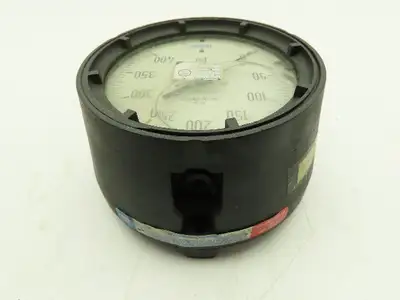 Wika 4" Pressure Gauge Liquid Filled 0-400 PSI 316 SS Tube and Connection