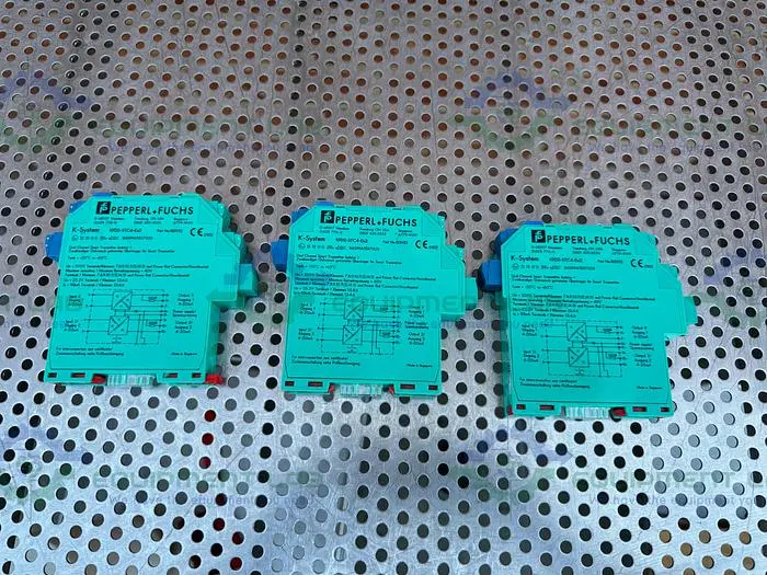 Used LOT OF 3 - PEPPERL FUCHS KFD2-STC4-EX2 DUAL CHANNEL SMART TRANSMITTER ISOLATOR Electronics & Components | Equipment Lab #486525