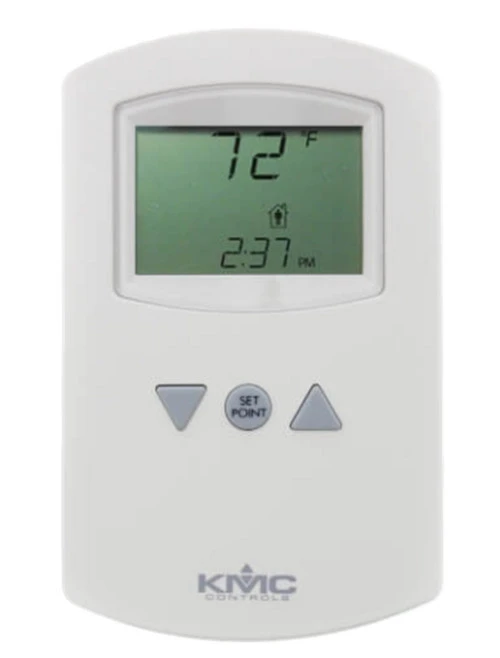 KMC Controls CTE-5202 Thermostat, Dual, Configurable, LCD, Almond [New]