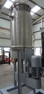 450 L S/S JKTD Bioengineering Fermentation Reactor