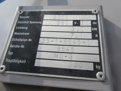 USED 2000 DIETERLE MUCKI MD-3