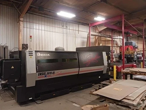 Used AMADA ENSIS 3015 AJ FIBER Laser Cutters Wisconsin US | Mac-Tech #862680