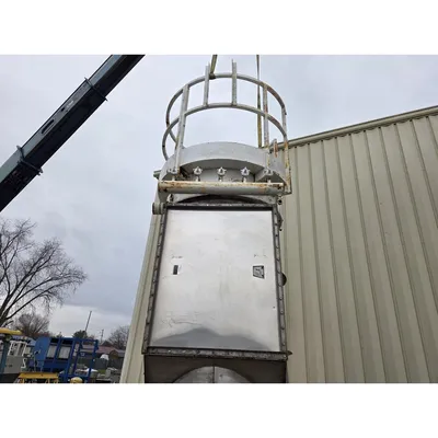 Used 1463 CFM MAC Stainless Steel Filter Receiver Dust Collector 209 sq ft