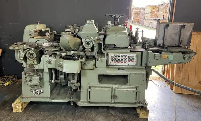 Used MATTISON 276, 4-HEAD PUSH FEED MOULDER Woodworking Moulders | Pruitt Machinery #715901