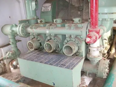USED EMSCO F650 TRIPLEX MUD PUMP
