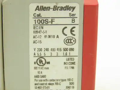 Allen Bradley 4 Pole Contactor Safety Control Relay 24VDC Coil Lot of 5