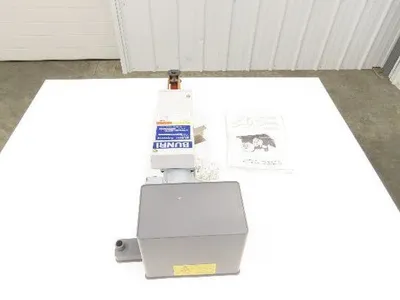 Bunri TOS-25-1 Separator Oil Skimmer 1" Wide Belt 8" Immersed 200V 3Ph Motor