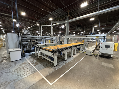 Weeke Models Optimat BST503 and BST507 CNC Through Feed Boring Line