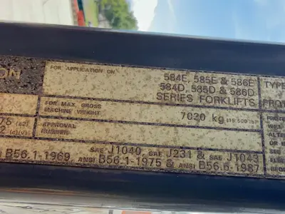 Used CASE 586E Misc Forklifts Ohio US | HGR 24 #1407692