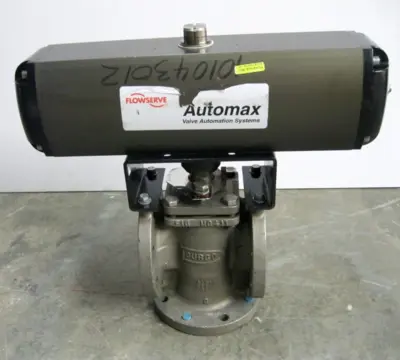 4" 150# Durco MG411 Plug Valve Automax Flowserve SNA150M Actuator Z60