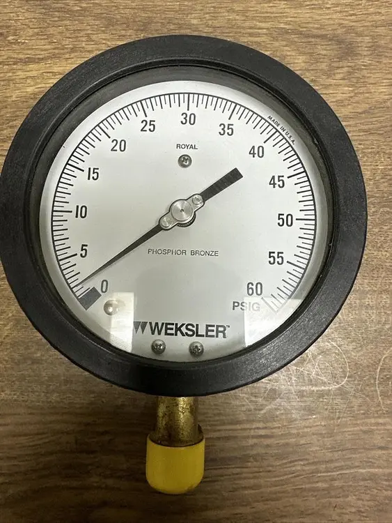 Used WEKSLER 0-60 PSIG Universal Pressure Meters Ohio US | Surplus Asset Holdings #1235555