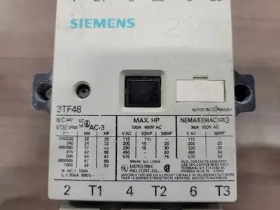 USED SIEMENS 3TF48