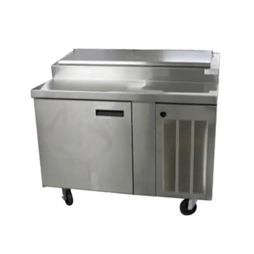 Delfield 18648PTBMP 48" Pizza Prep Table W/ Refrigerated Base, 115v